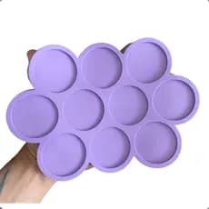 Molde Silicone Bolinha 5cm S/ Furo Pingente Resina 3mm A26