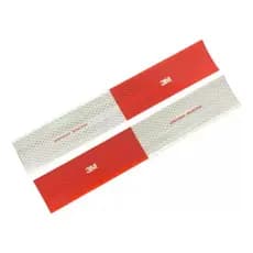 Kit 6 Faixa Refletiva Marca 3M Onibus Caminhao Reboque Van Microonibus Carreta 30x5cm
