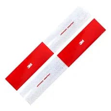 Kit Faixa Refletiva Marca 3M Onibus Caminhao Reboque Van Microonibus Carreta 30x5cm
