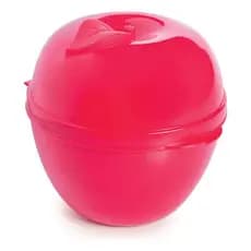 Kit 2 Porta Maçã Plasútil Resistente Lancheira Frutas