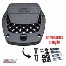 Base do Bau Bauleto Moto Gow G33 G40 30 33 40 47 Litros Para Xre 300 Da Cg Fazer Pra Twister Cb