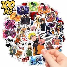 Adesivo Anime Naruto até 100 Adesivos Naruto, Sasuke, Sakura, Madara, Itachi