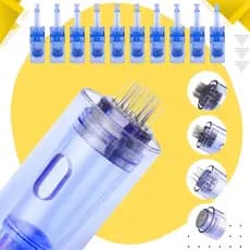 10 Cartuchos ponteira agulha para micropigmentação Dermapen Dr Pen N2 MyM M7 M5 A6