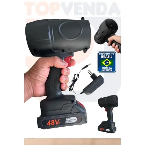 Soprador De Ar Turbo Folhas Pó Portátil Bateria potente Recarregável Baterias Carro Folhas Limpeza Geral Churrasqueira