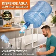 Suporte Para Galão De Água De 3-20 Litros E 1 Válvulas Base para galão de agua bebedouro.NF