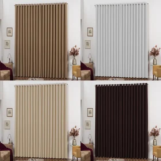 Cortina Blackout Em Tecido 3,00x2,80 Corta Luz Com Ilhos