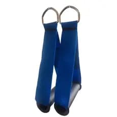 Puxador De Mão Alça Para Cross Over Pilates Remada Azul