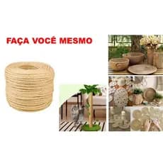 Corda de Sisal Rolo 05mm - 06mm - 08mm | Arranhado de gato | Artesanato | Uso Geral