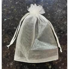 20 Sacos De Organza, Saquinhos cor:  Creme - medida 12x16cm, para lembrancinhas, presentes
