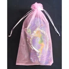 40  unidades, Sacos cor Rosa Organza, Saquinhos medida 20x35 Cm ideal P/ Chinelo, roupas, lembranças, presentes ou canecas