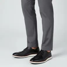 Sapato Social Masculino Oxford Casual Com Cadarço Leve Confort
