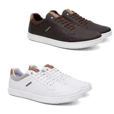 Kit 2 Tênis Masculino Casual Moderno Confortável Dia a Dia