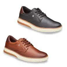 Kit 2 Tênis Masculinos Social Elegante Esporte Fino
