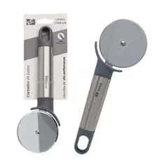 Cortador De Pizza Carretilha Massas Fatiador Metal 23cm