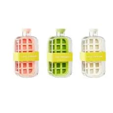 Garrafa Cubos de Gelo 2 em 1 Forma de Silicone Molde 800ml Canudo Portátil Prática
