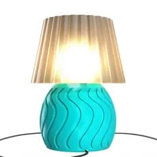 Abajur Base Luminária de Mesa Cabeceira de Cama Escritório Quarto Sala com Lâmpada - ARTBOX3D