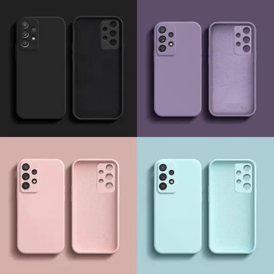 Capa Capinha Case de Silicone Samsung Galaxy A53  A33 Aveludada Por Dentro Com Proteção Da Câmera Premium