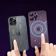 Capa Para Celular Com Vidro Fosco Magnético É Compatível A Tampa Traseira Antiimpressão Digital Dedo Do iPhone 11 /11PRO /11PRO MAX /12 PRO/12PRO MAX