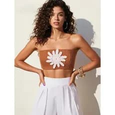 Cropeed crochê Tropical ( envio imediato)