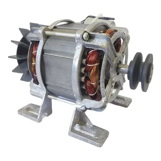 Motor Elétrico 2 Polos De Alta Rotação 3500 Rpm C/ Polia 1/3cv - 220v