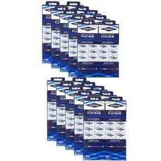 1000 Laminas Para Barbear Gillette Platinum 10 Cartelas Com 100 Unidades