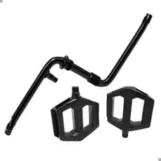 Kit Pedivela Pé De Vela Pedivela Monobloco 24 26 + Pedal Plataforma