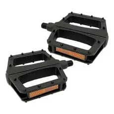 Pedal Rosca Grossa 9/16 Metal Ciclo Cor Preto para Bikes aro 20 ao 29