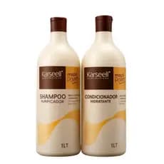 Karseell Shampoo Hidratante 1 Litro + Condicionador 1 Litro Kit Cabelo Macio e Brilhante