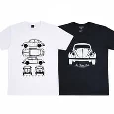Camisetas Masculinas Algodao Fusca Camiseta Basica Gola Redonda kit 2 Camisetas Masculinas Estampada