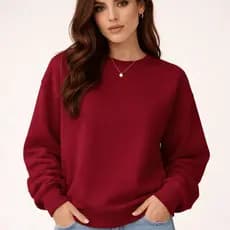 Moletom Feminino Liso Blusa De Frio 100% Algodão