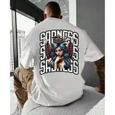 Camiseta Oversized Unissex Algodão wear