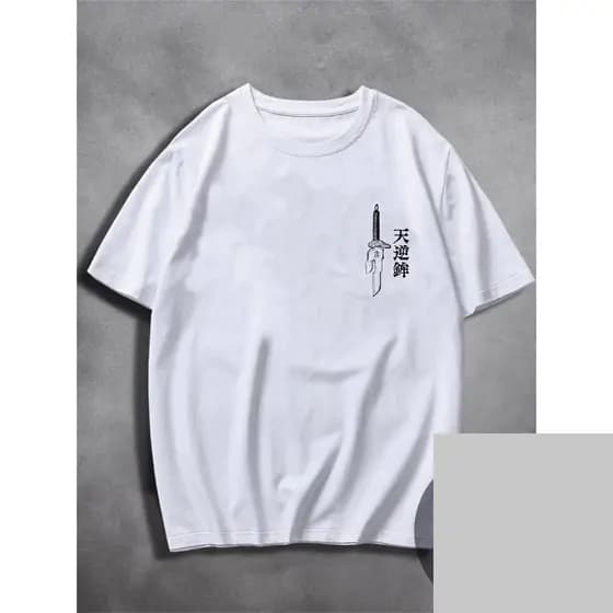 Camiseta Oversized Anime Estilosa – 100% Algodão, Confortável e Moderna