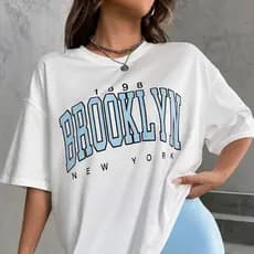 Camiseta Casual Streetwear Linda Super Tendência Tshirt