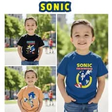 Camiseta Infantil Manga Curta Personagem 100% Algodão 30.1