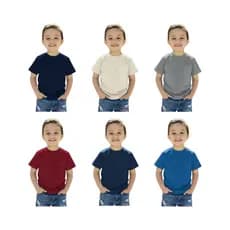 Camisetas Infantil Lisa Manga Curta Verão 100% Algodão 30.1 Conforto e Qualidade