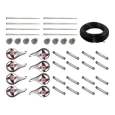 8 Kit Manutenção de Rodoar - Rodocalibrador Caminhão Onibus Calota Cano Molas Mangueira Porca Acessorios
