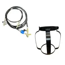 Suporte Botijão De Gás 13kg + Kit Mangueira de Registro Caminhao Carreta Onibus Motorhome Trailer Acessorios