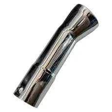 Ponteira Escapamento Boiadeira Caminhão Onibus Metal Cromada  4" Polegadasx 50cm Acessorios