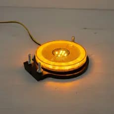 8 Lanterna Sinaleira Lateral Neon Led Carreta 85mm Com Suporte Caminhão Motorhome Acessorios
