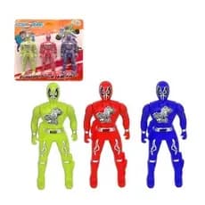 Kit 3 Bonecos Hero Squad Figuras De Ação