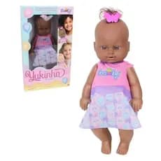 Boneca Infantil Yukinha Baby Negra