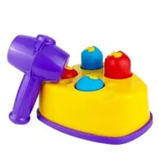 Brinquedo Infantil Bate Martelo Rata Puff