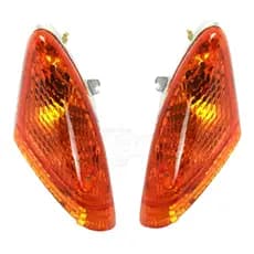 Par de Setas Piscas Dianteiros Honda Biz 100 1998 1999 2000 2001 2002 2003 2004 2005