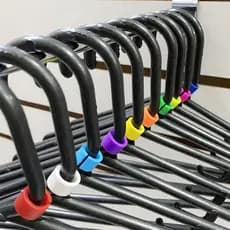 Identificador Colorido para Cabides 100 unidades