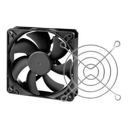 Micro Ventilador Cooler + Grade 80x80x25mm 24v