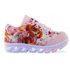 Tênis infantil LED PATRULHA SKYE de Meninas com coloridas Super Preço Barato Macio Confortável