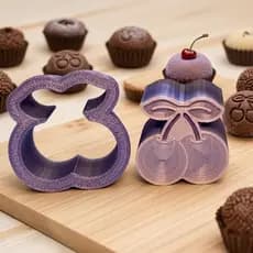 Kit Ejetor Modelador de Brigadeiro Tema Cereja Doces Festa