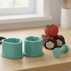 Ejetor e modelador de Docinhos e Brigadeiro Branca de Neve - Maçã