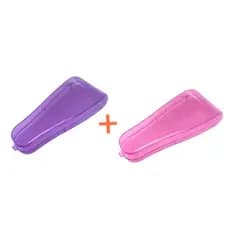 kit 2 Estojo Porta Alicate De Unhas - Promoção Imperdivel Rosa e lilás