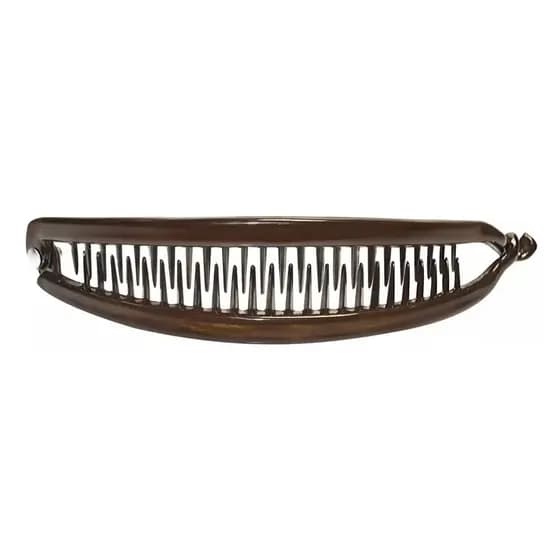 2 Presilhas De Cabelo Estilo Banana Com Pente 15cm